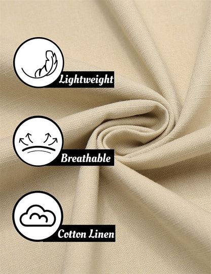 Linen Pleated Comfort Pants