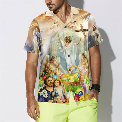 Camisa de Jesús de Pascua de moda tropical