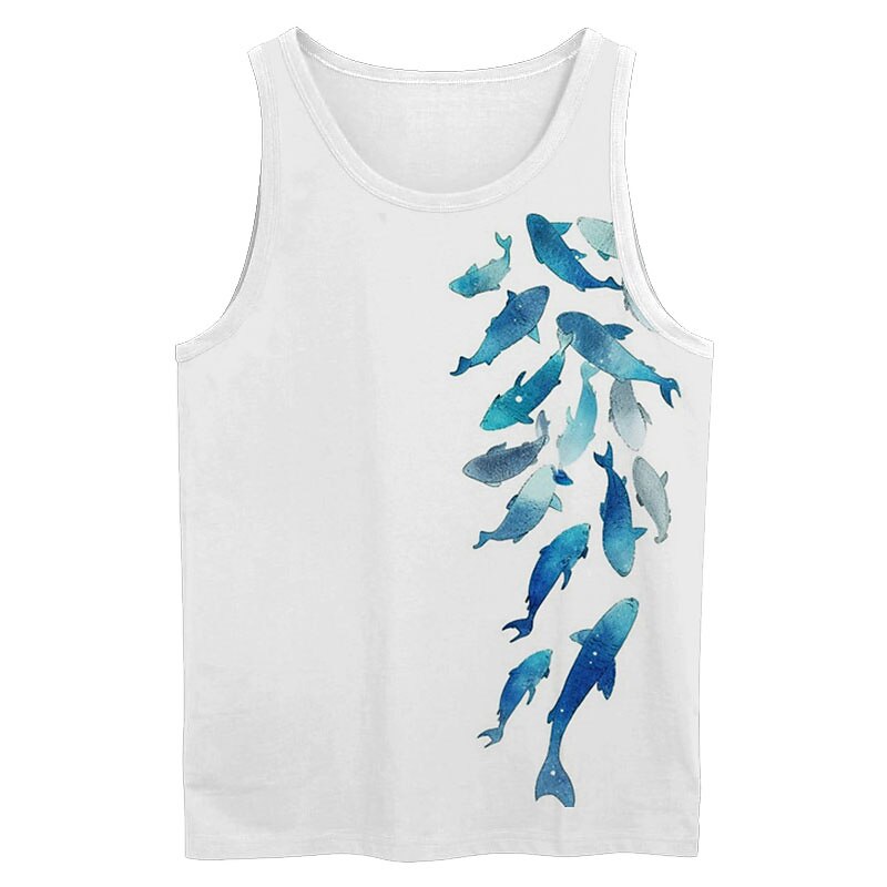 Dolphin 3D Print Tank Top