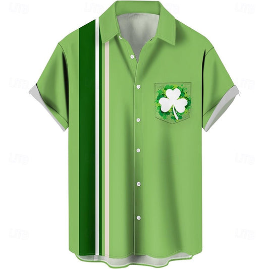 Camiseta con trébol de San Patricio