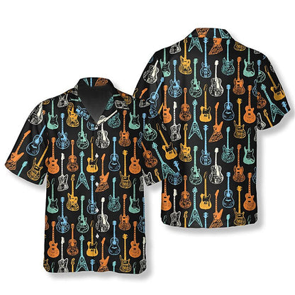 Guitar Summer Hawaiian Shirt