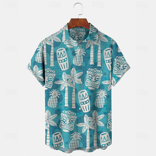 Tribal Coconut Palm Casual Shirt