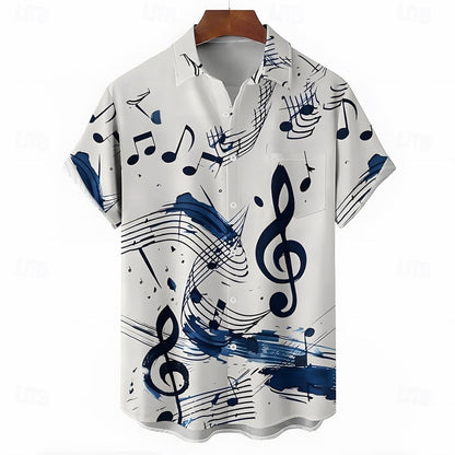 Musical Notes Casual Shirt