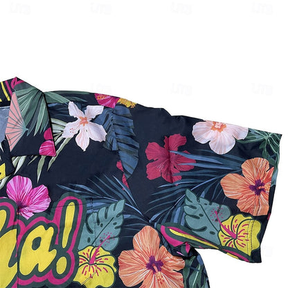 Retro 70s Graphic Aloha Shirt