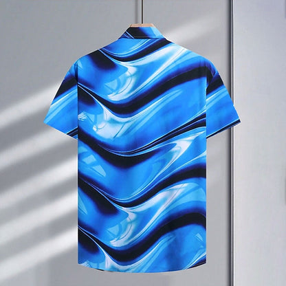 Ocean Waves Hawaiian Shirt