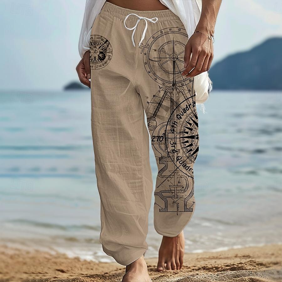 Hawaiian Retro Trousers 3D Print Pants