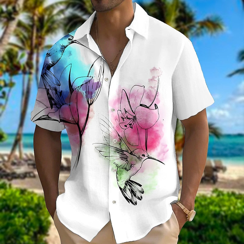 Parrot Aloha Hawaiian Shirt