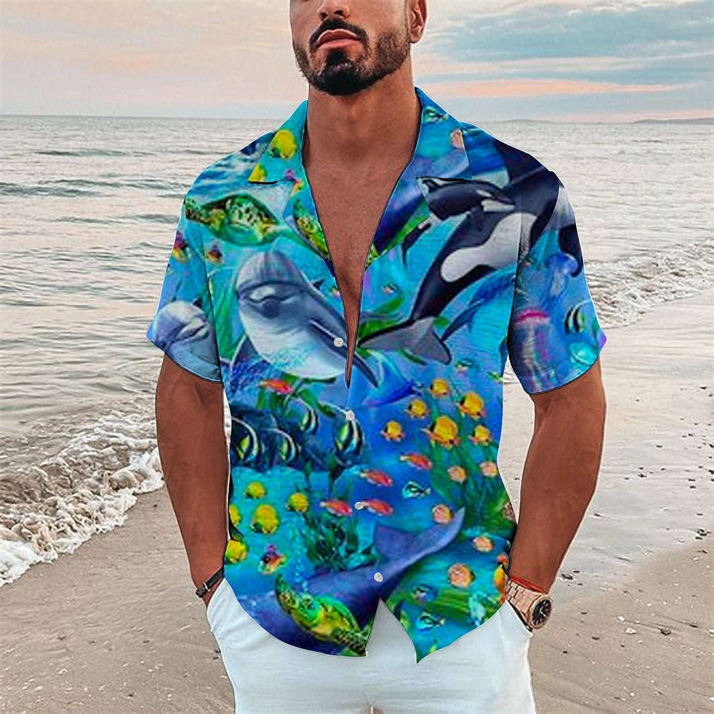 Tropical Fish Hawaiian Shirt