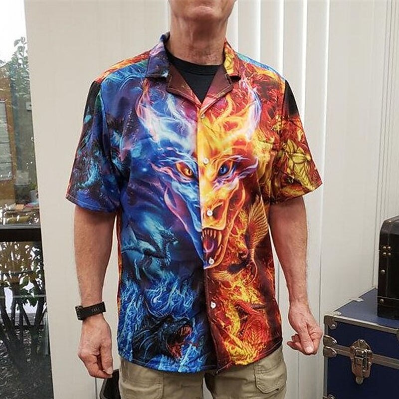 Tropical Fashion Dragon Shirt