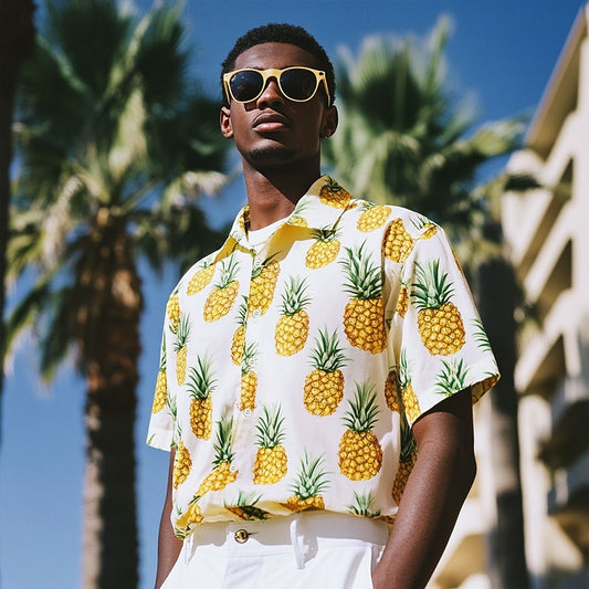 Pineapple Aloha Button Shirt