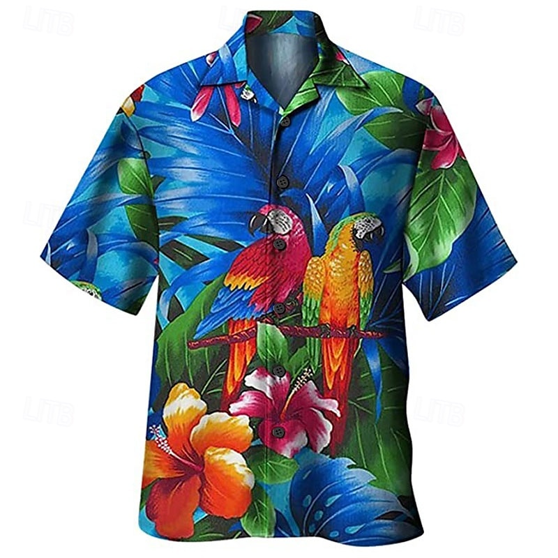 Graphic Aloha Hawaiian Shirt