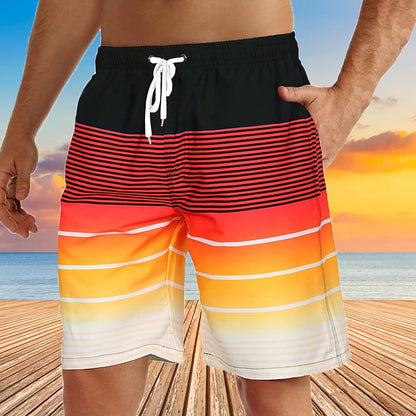 Coconut Tree Sunset Board Shorts