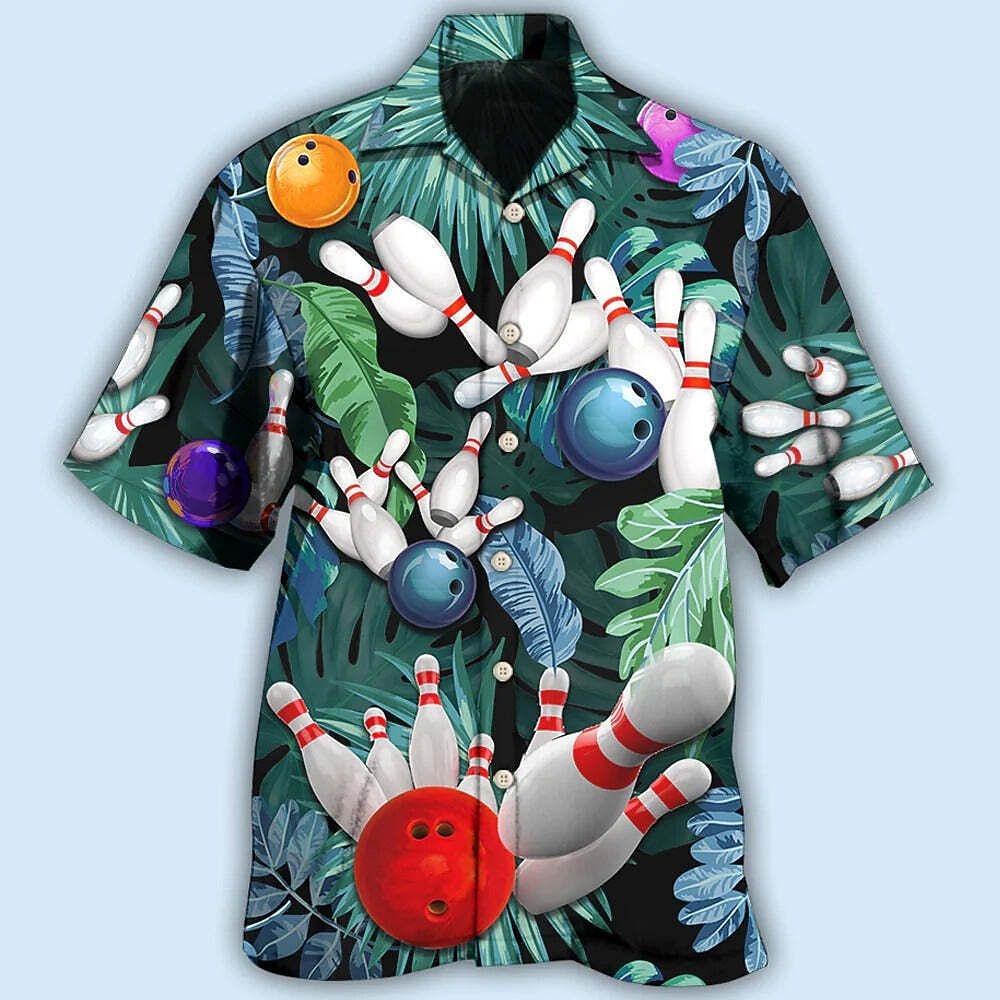 Bowling Ball Hawaiian Shirt