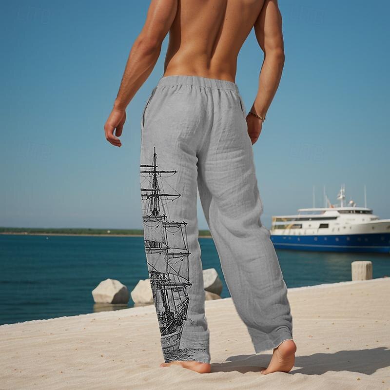 Hawaiian Retro Trousers 3D Print Pants