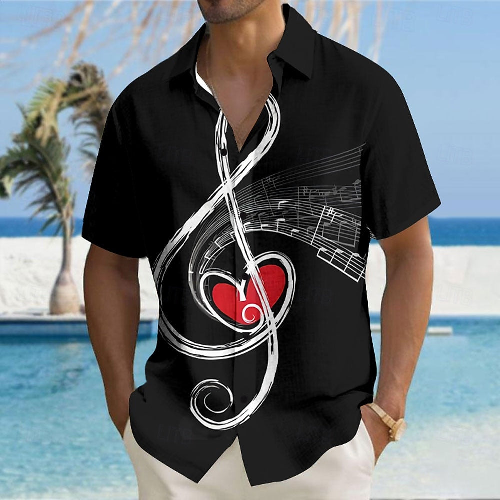 Heart Notes Valentine's Shirt