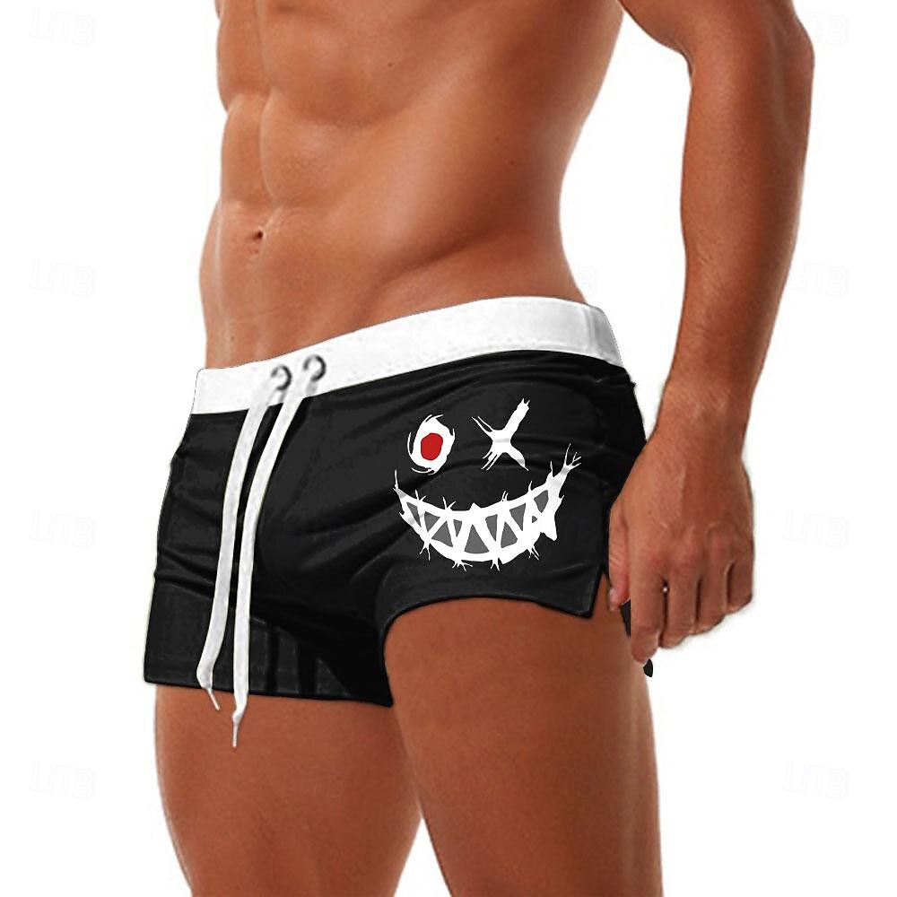 Smile Face Swimming Trunks Board Shorts