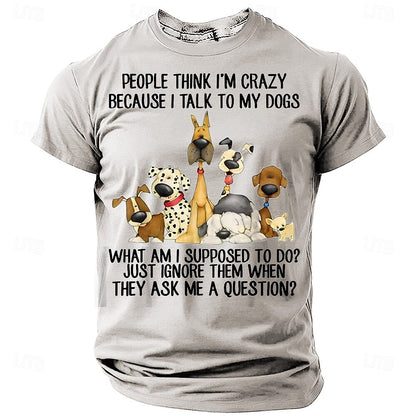 Funny Graphic Print T-Shirt