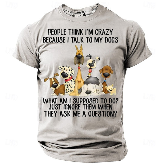 Funny Graphic Print T-Shirt