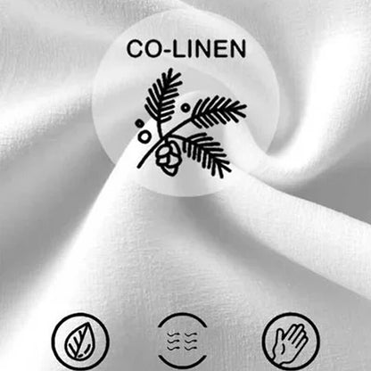 Linen Coconut Tree Hawaiian Shirt