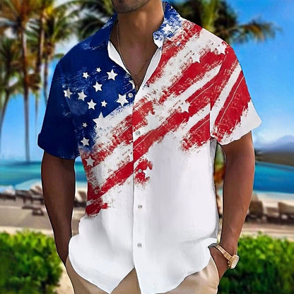 US Flag Patriotic Shirt