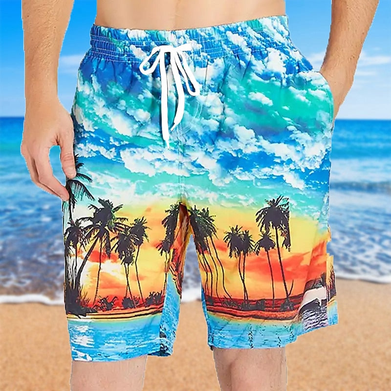 Hawaiian Swimming Trunks Board Shorts