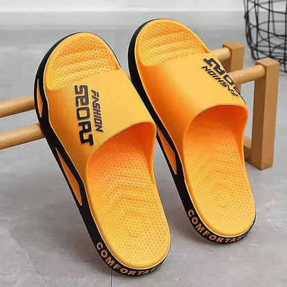 Letter Print Sporty Slide Sandals