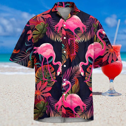 Flamingo Tropical Hawaiian Shirt