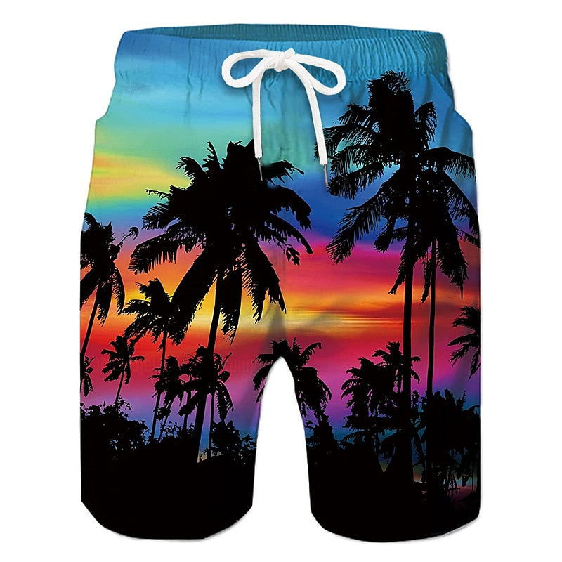 Hawaiian Swimming Trunks Board Shorts