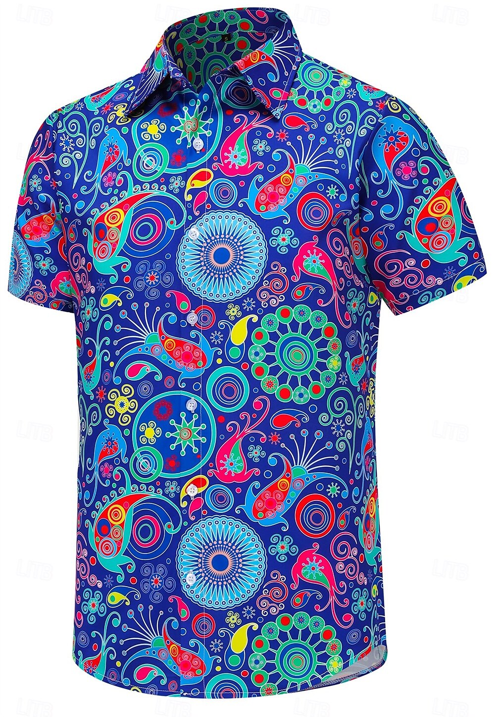 Retro 70s Paisley Party Shirt