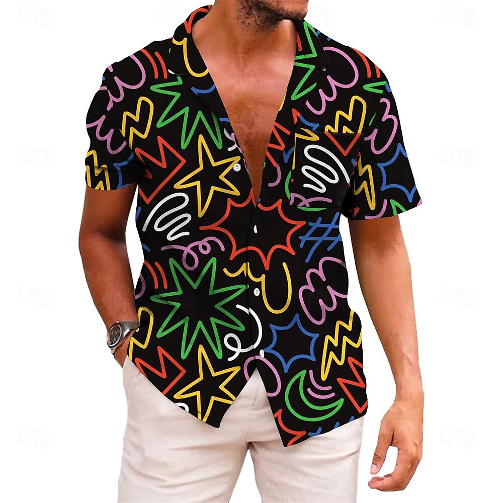 Retro 70s Psychedelic Party Shirt