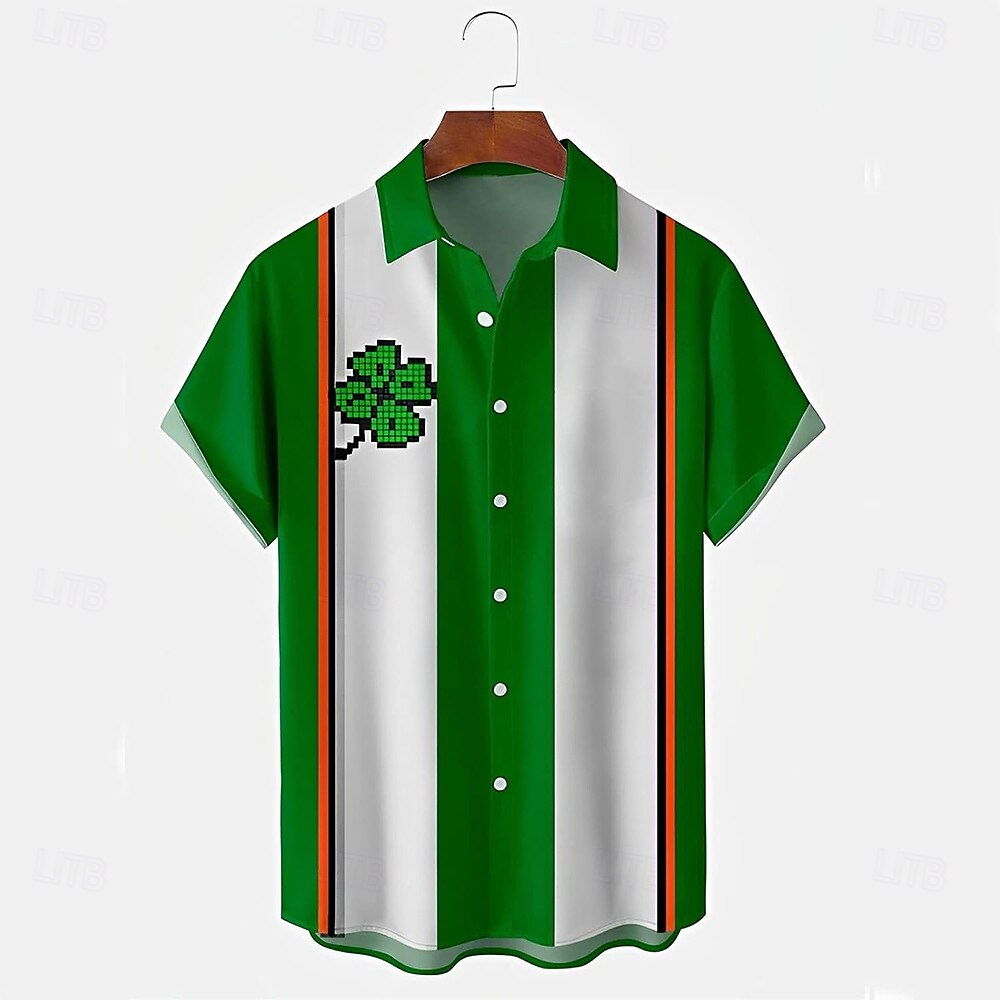 Camiseta con trébol de cuatro hojas de San Patricio