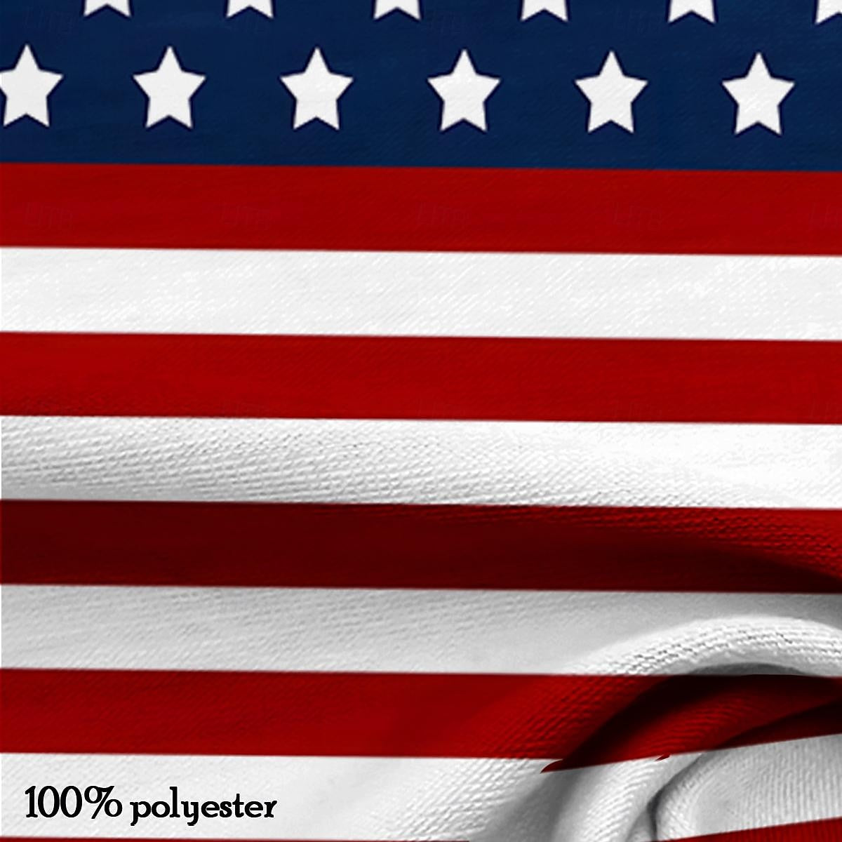 American Flag Polo Shirt