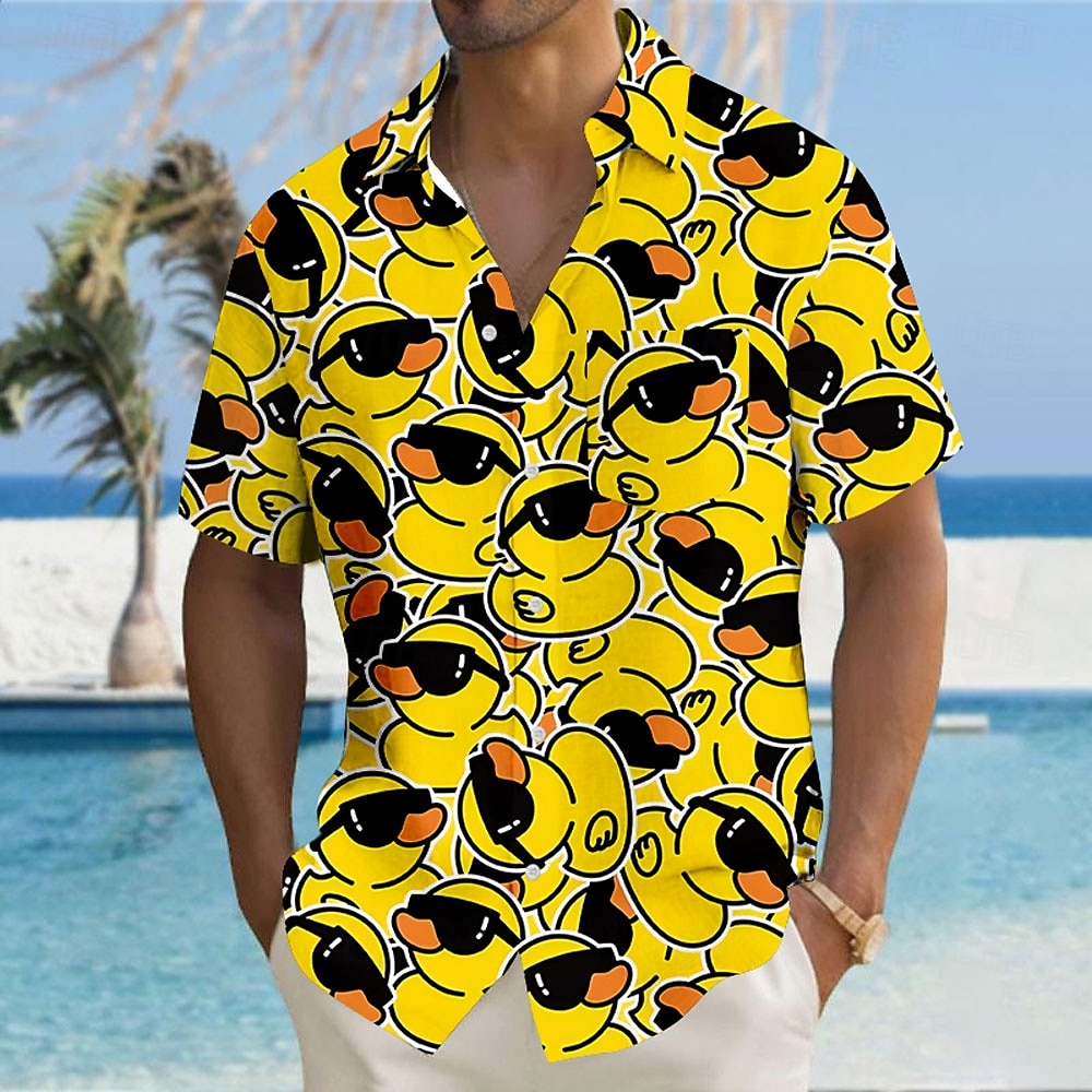 Funny Duck Print Shirt