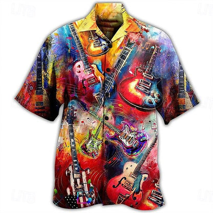 Music Colorful Guitar Shirt