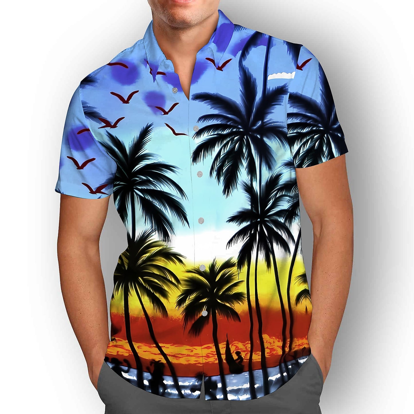 Floral Tropical Flowers Casual Shirt