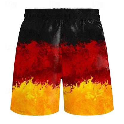 Eagle European pattern National Flag Shorts