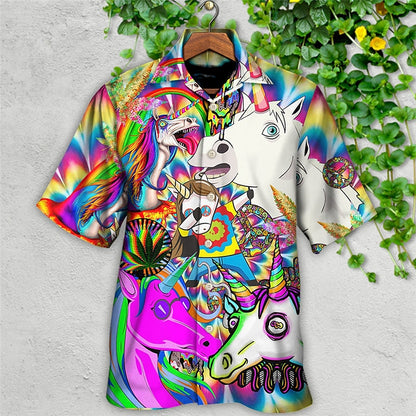 Colorful Unicorn Tropical Shirt