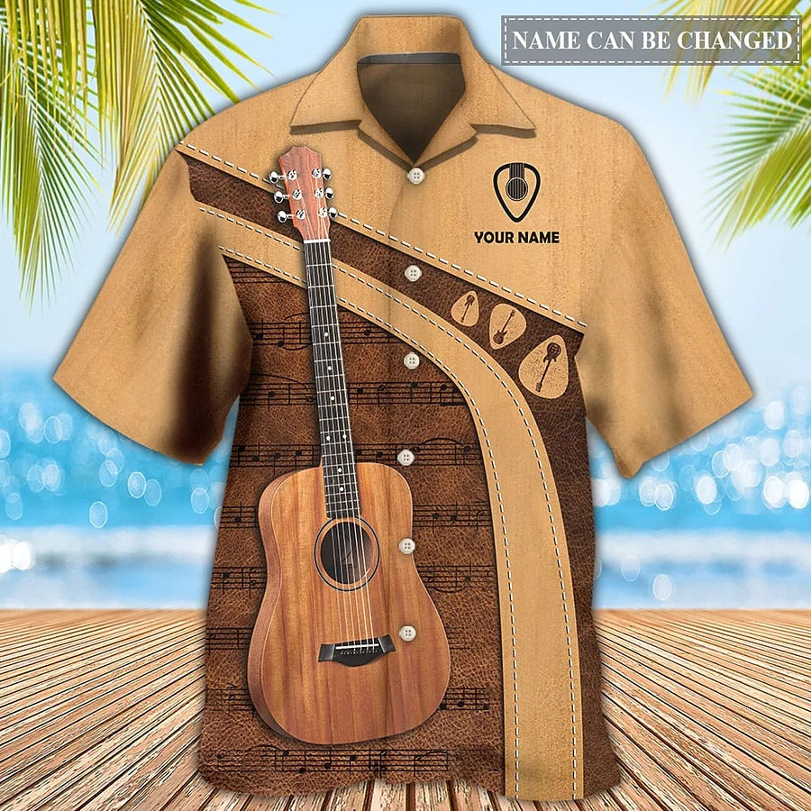 Camisa de avión Camisa hawaiana de verano Camisa Aloha Camisa de manga corta