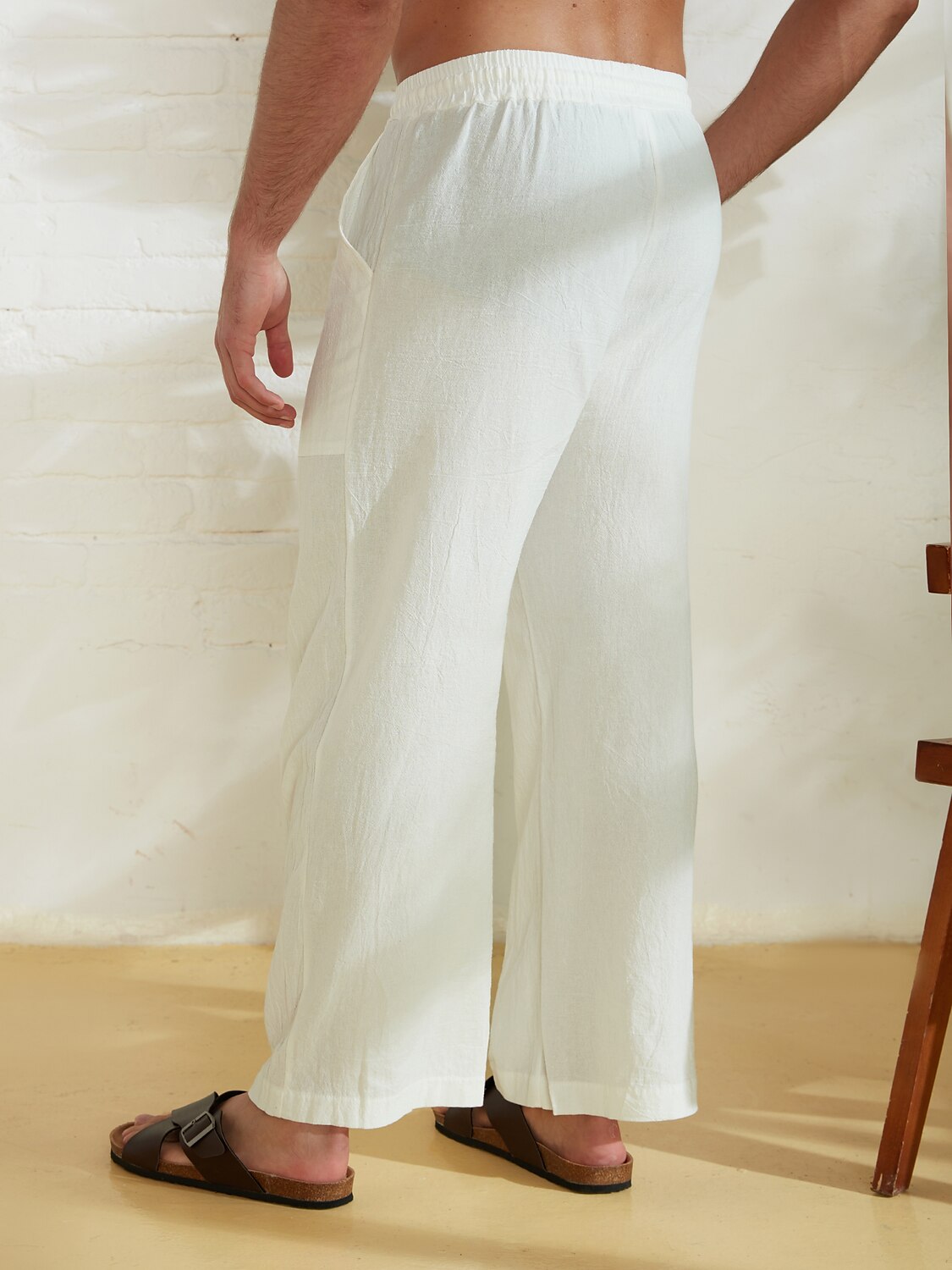 3D Coconut Tree Print Trousers