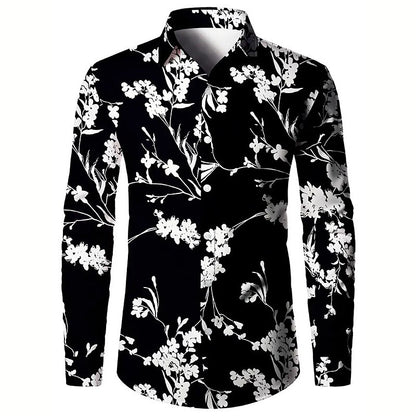 Floral Long Sleeve Casual Shirt