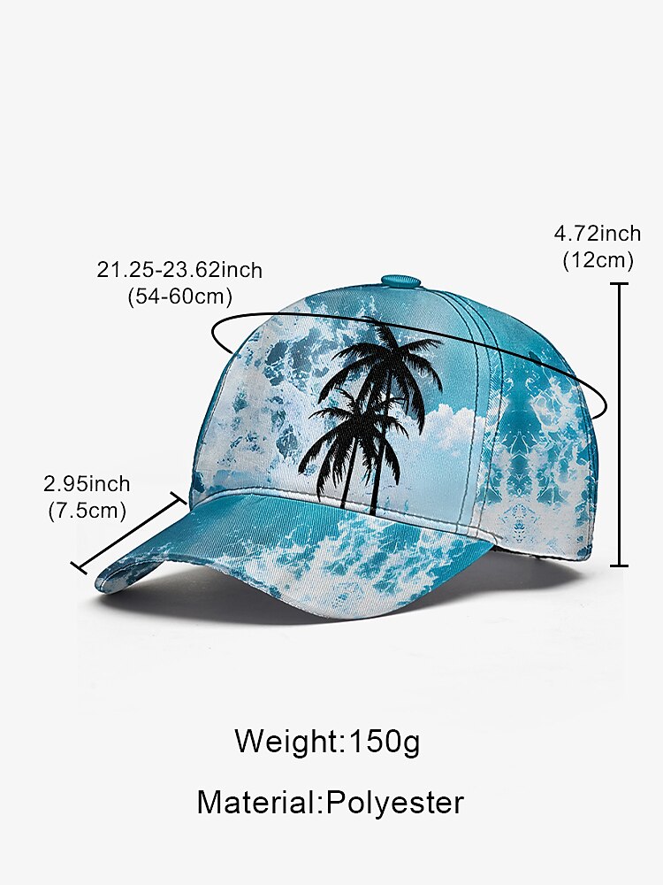 Tropical Palm Tree Baseball Cap