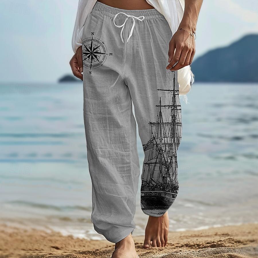 Hawaiian Retro Trousers 3D Print Pants