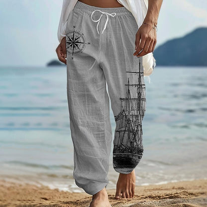 Hawaiian Retro Trousers 3D Print Pants