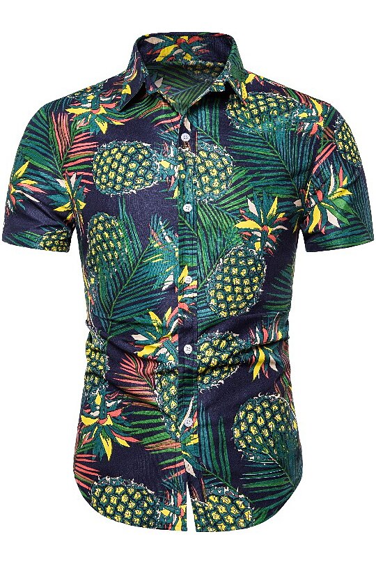 Fruit Pineapple Summer Hawaiian Shirt