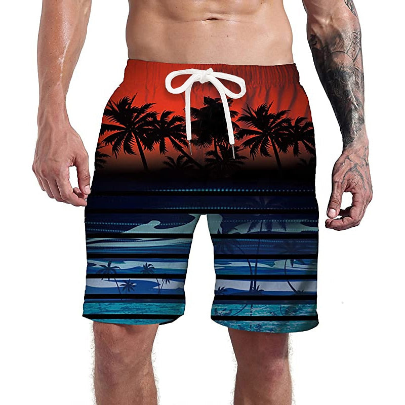 Hawaiian Swimming Trunks Board Shorts