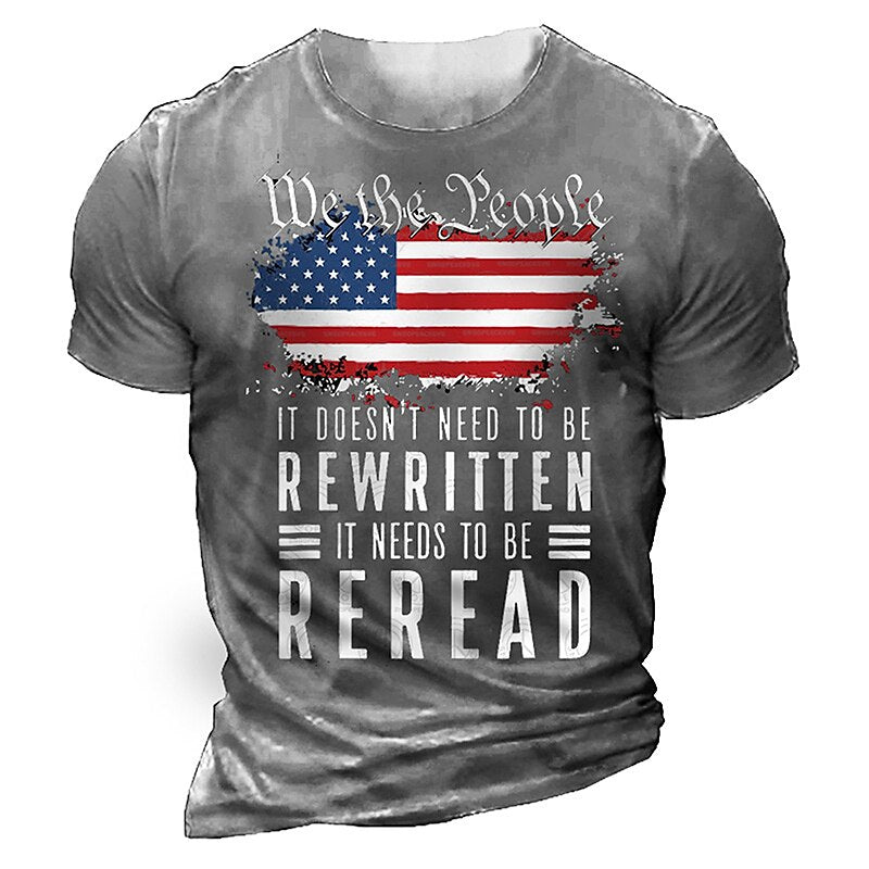 Distressed Patriotic Flag T-Shirt