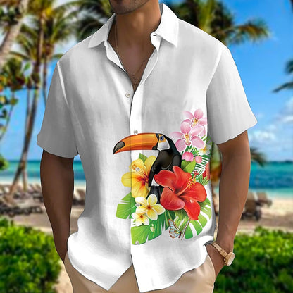 Parrot Aloha Hawaiian Shirt