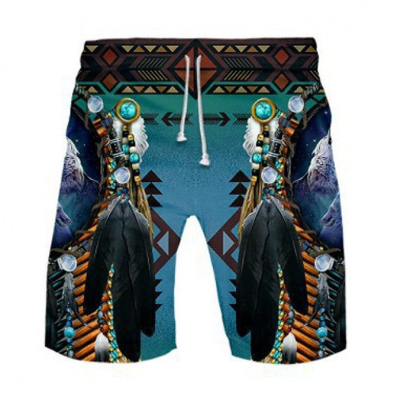 Indian Culture Swimming Trunks Board Shorts