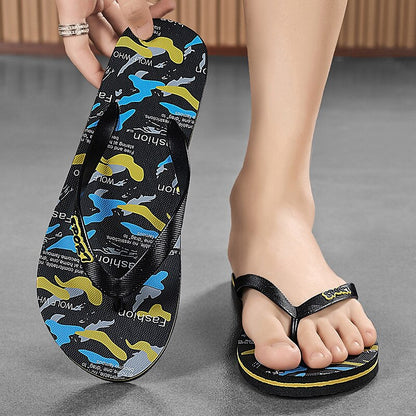 Camouflage Beach Flip-Flops