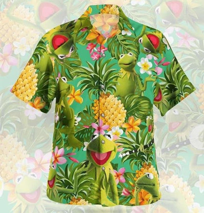 Pineapple Graphic Hawaiian Shirt